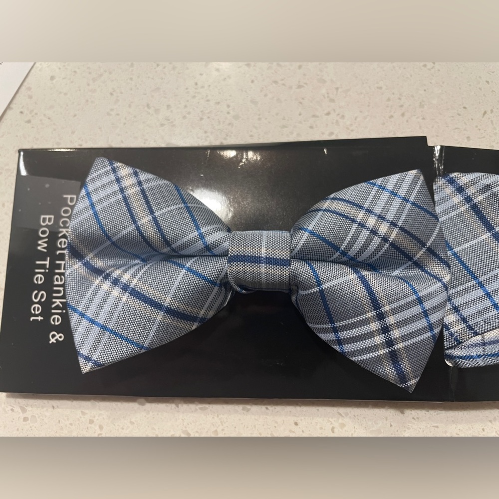 XMI Pocket Hankie and Bow Tie Set